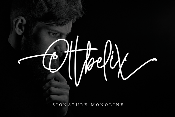 Ottbelix Font poster