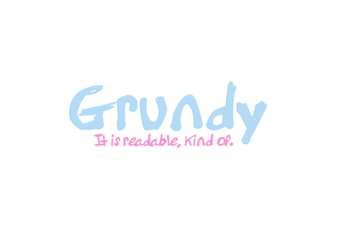 Grundy Font poster
