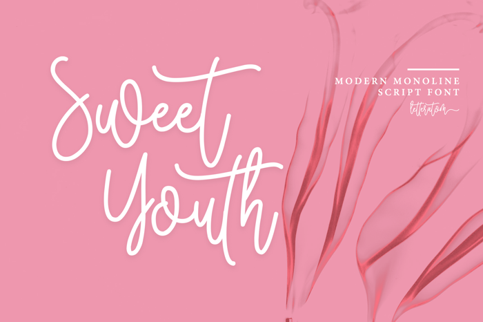 Sweet Youth Font poster