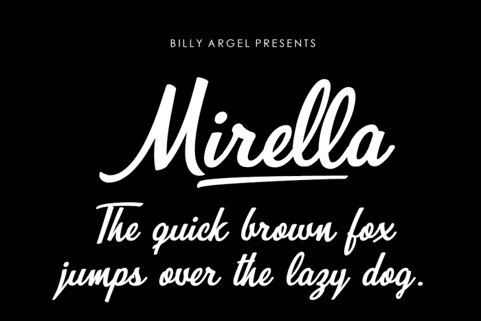 Mirella Font poster