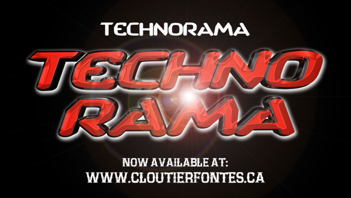 CF TechnoRama Font poster