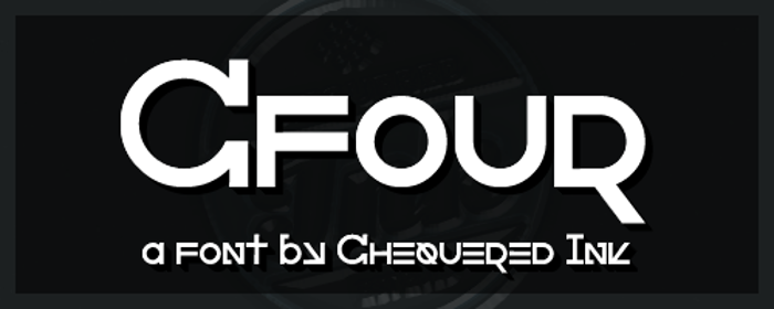 Cfour Font poster