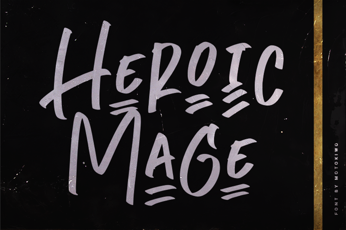Heroic Mage Font poster