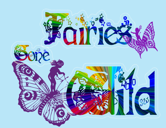 Fairies Gone Wild Font poster