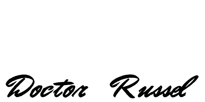 Doctor Russel Font poster