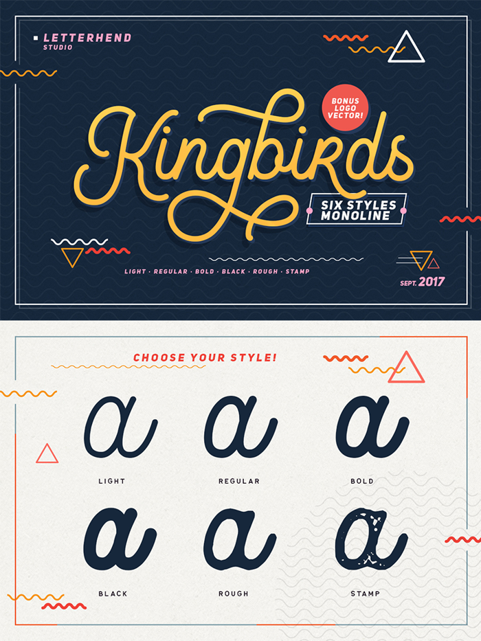 Kingbirds Regular DEMO Font poster