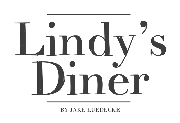 LindysDiner Font poster
