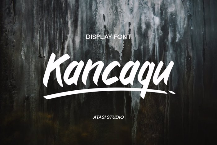 Kancaqu Font poster