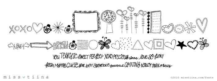 MTF Doodlewhats Font poster