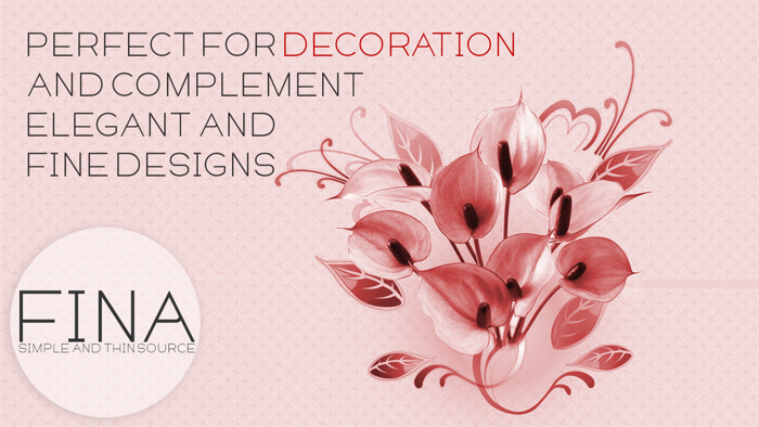 FINA Font poster