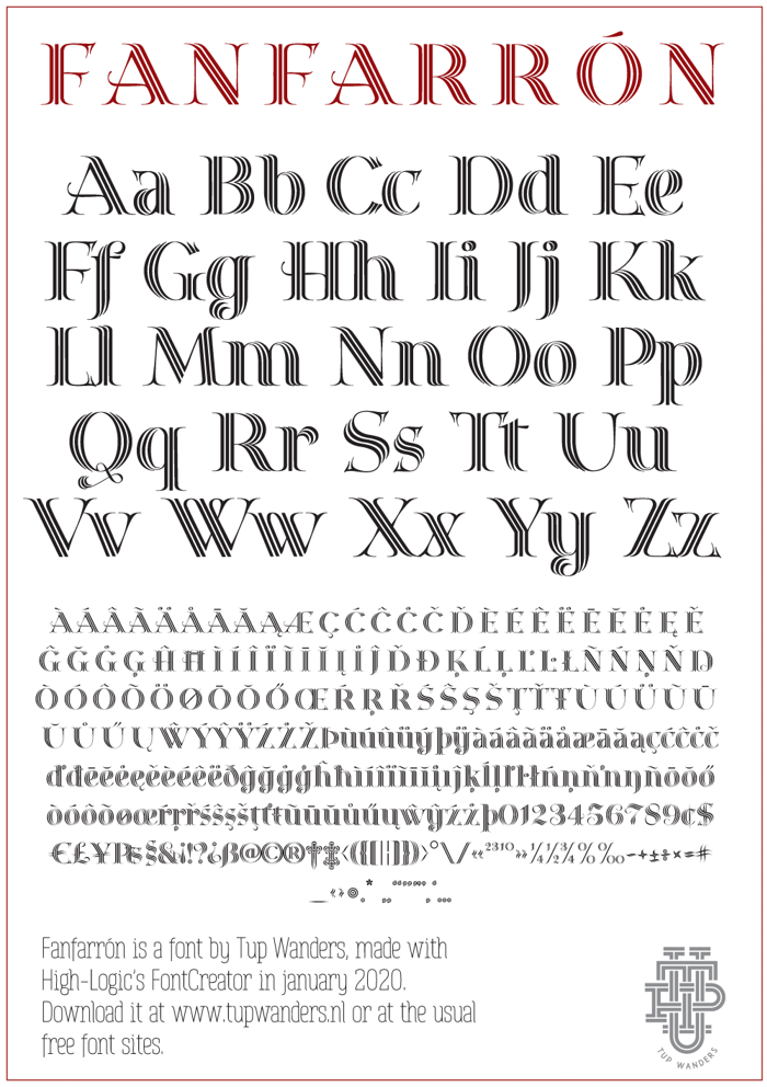 Fanfarrón Font