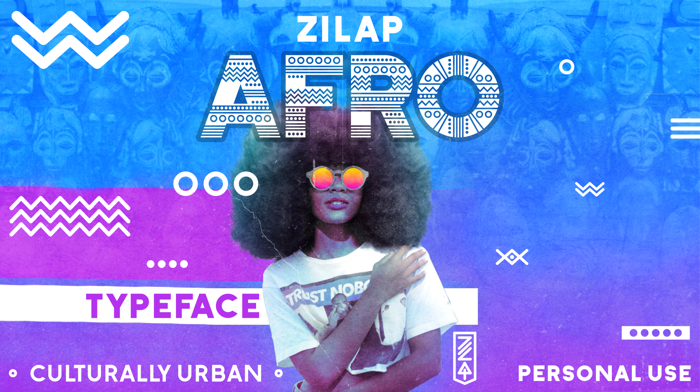 Zilap Afro Font poster