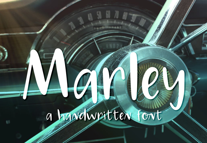 Marley Font poster