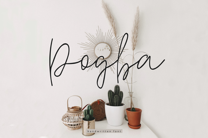 Pogba Font poster
