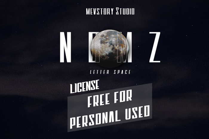 Nomz Font poster