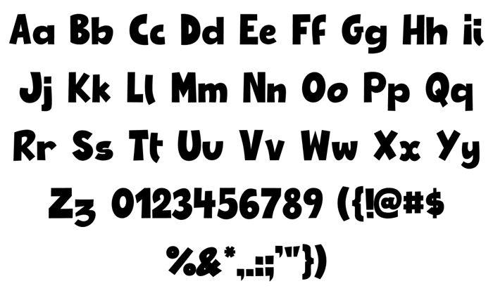 Retronome Font poster