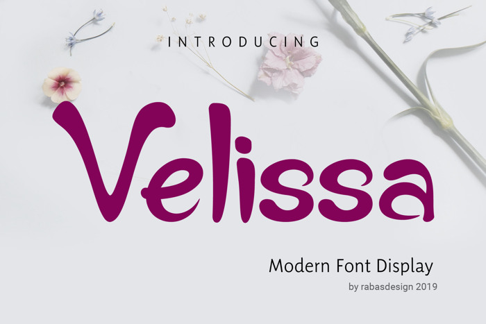 Velissa Font poster