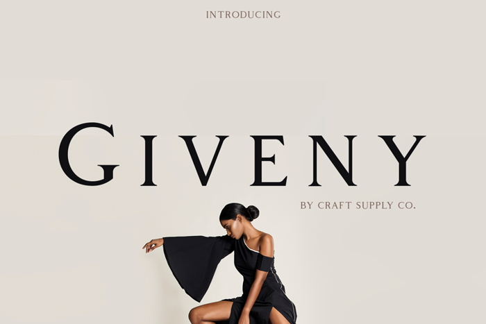 Giveny Font poster