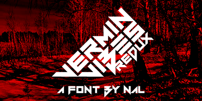 Vermin Vibes Redux Font poster