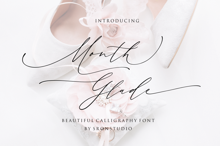 Month Glade Font poster