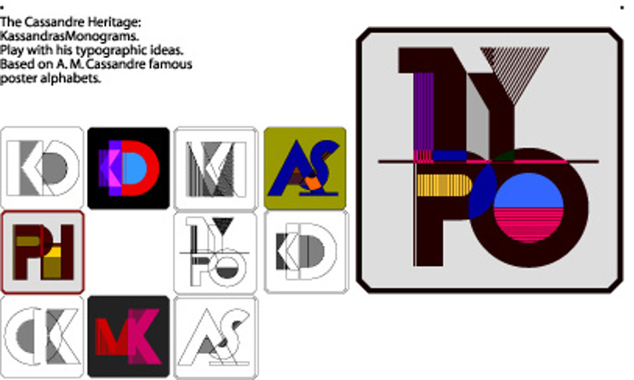 Cassandra Font poster