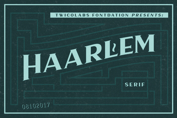 Haarlem Serif Demo Font poster