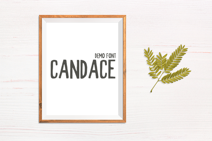 Candace Demo Font poster