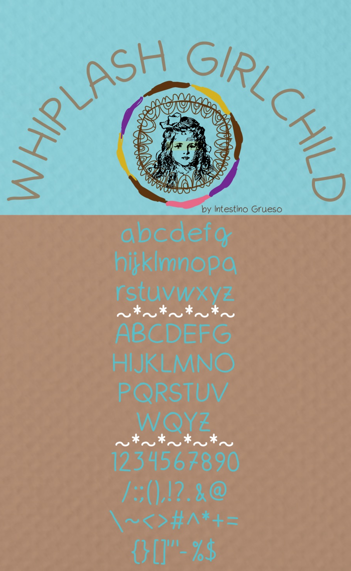 Whiplash girlchild Font