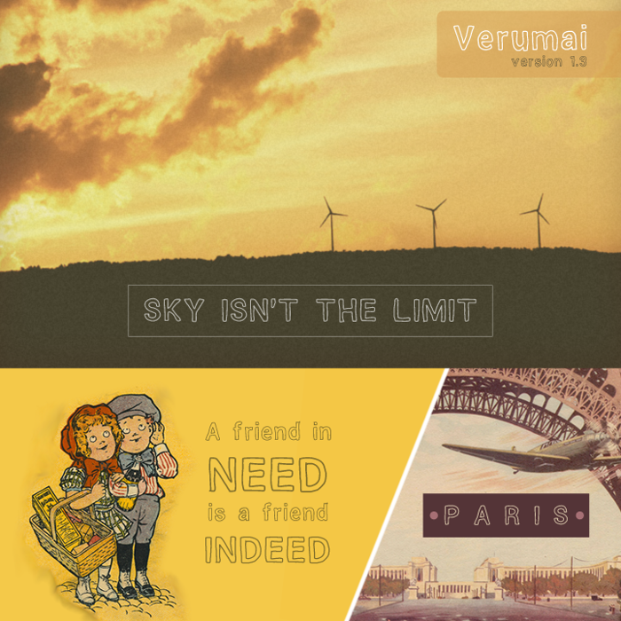 Verumai Font poster