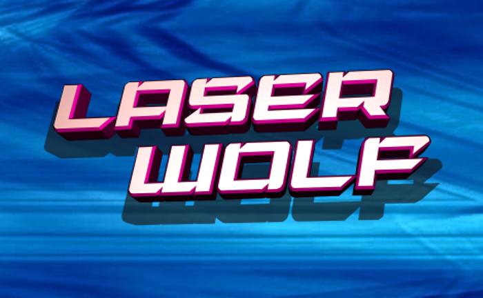 Laser Wolf Font poster