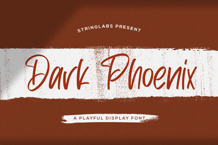 Dark Phoenix Font poster