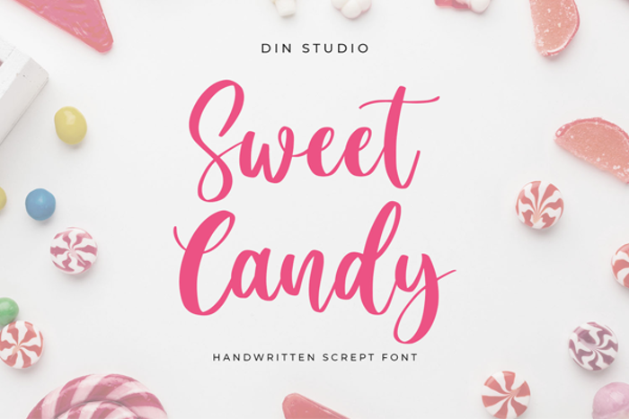Sweet Candy Font poster