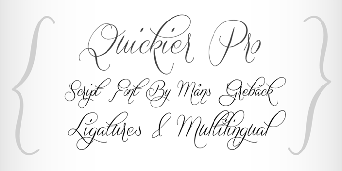 Quickier Demo Font poster