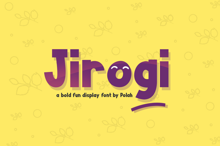 Jirogi Font