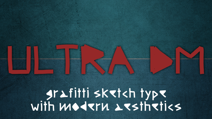Ultra Font poster