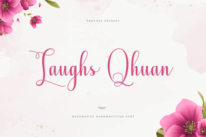 Laughs Qhuan Font poster
