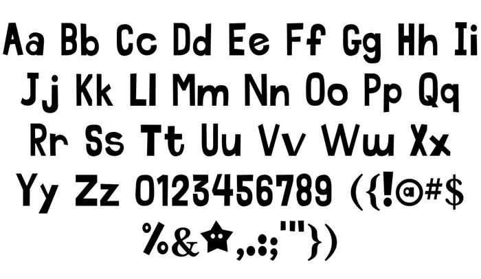 Acid Beans Font poster