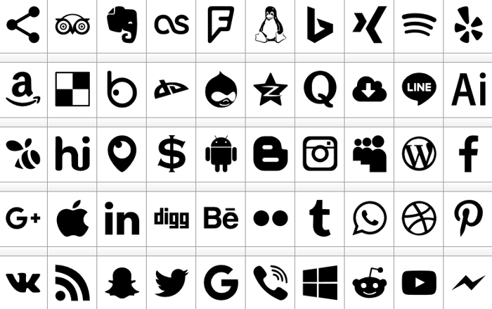Type Icons Font