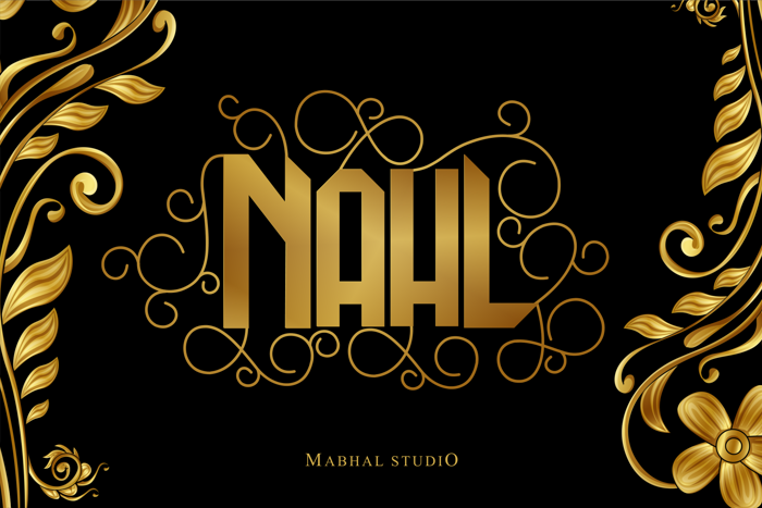 NAHL Font poster