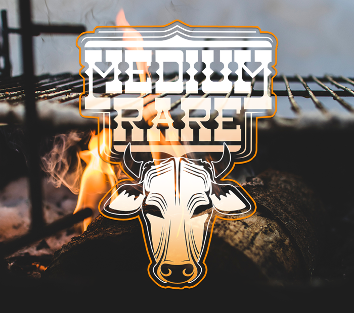 Medium Rare Font poster