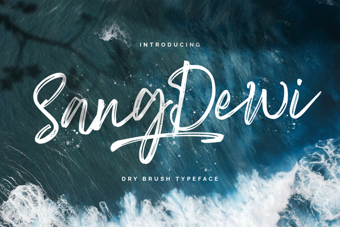 Sang Dewi Font poster
