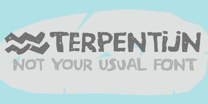 DK Terpentijn Font poster
