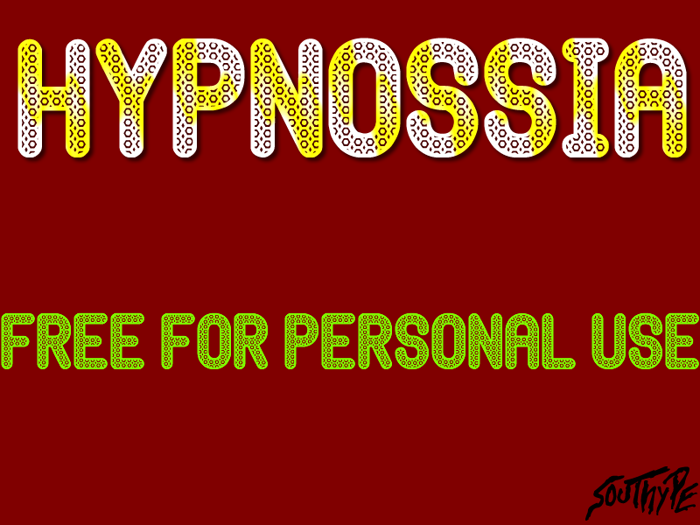 Hypnossia St Font poster