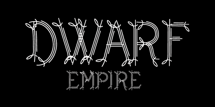 CF Dwarf Font poster