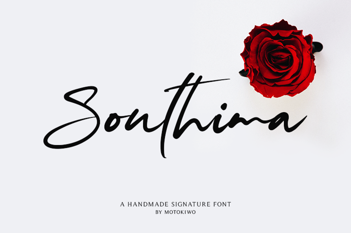 Southima Font poster