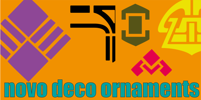 Novo Deco Ornaments Font poster