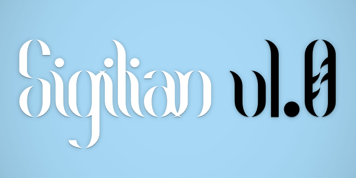 Sigilian Font poster