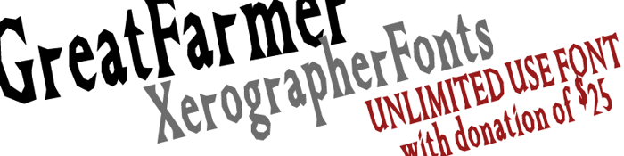 GreatFarmer Font poster