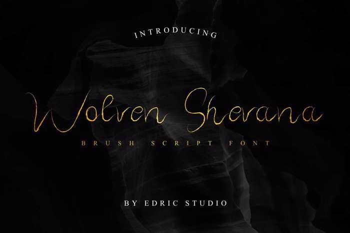 Wolven Shevana Font poster