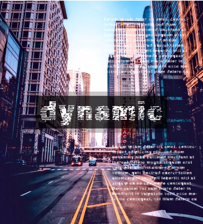 Vtks Dynamic Font poster